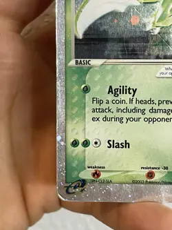 Scyther EX 102/109 Ruby and Sapphire Holo Rare Vintage Card HP - Image 3