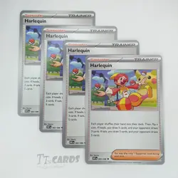 Harlequin 083/086 x4 Playset 4x - Pokemon TCG SV White Flare WHT - 4 Card Set - Image 1