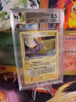 Pokemon Card Voltenso Manectric Ex Crystal Guardians Holo Stamp Reverse BGS 8.5 - Image 1