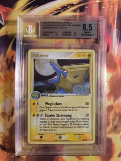 Pokemon Card Voltenso Manectric Ex Crystal Guardians Holo Stamp Reverse BGS 8.5 - Image 2