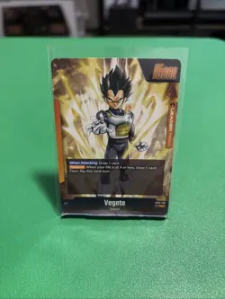 Dragon Ball Super Card Game Fusion World Blazing Aura Vegeta FB02-105 Reg Leader - Image 2