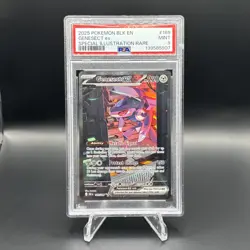Pokemon TCG Genesect EX 067/086 Black Bolt Double Rare Holo Card PSA 9 - Image 1