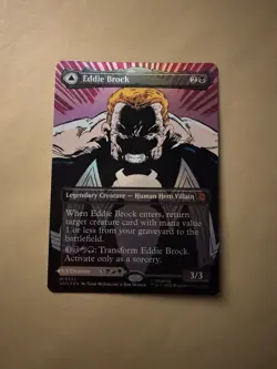 MTG Marvel Spider-Man Mythic Rare Eddie Brock Venom Lethal Protector #233 - Image 1