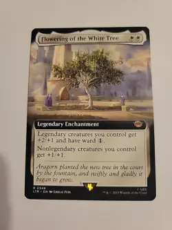 Magic The Gathering Flowering of the White Tree (Extended Art) R Universes Beyon - Image 1