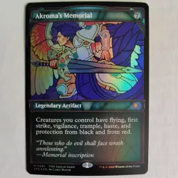 Akroma's Memorial - Foil Showcase - NM -Special Guests SPG - MTG - Image 1