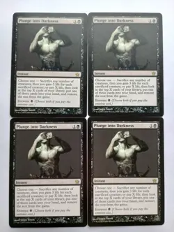 MTG - 4x Plunge Into Darkness - Fifth Dawn - LP - Image 1