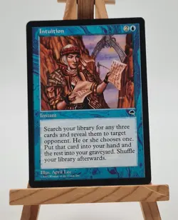 Intuition Tempest Magic Karte MTG englisch (Eingebung) - Image 1