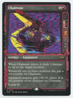 MTG Duskmourn: House of Horrors Chainsaw (Showcase) #314 - Image 1