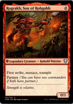 ROGRAKH, SON OF ROHGAHH 197 UNCOMMON COMMANDER LEGENDS MAGIC: THE GATHERING LP - Image 1