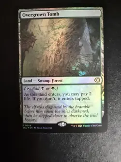 MTG - FOIL - NM - Overgrown Tomb - Lorwyn Eclipsed - Image 1
