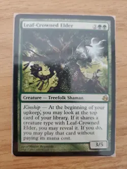 MTG ~ Leaf-Crowned ELDER ~ LP ~ Ships NOW! - Image 1