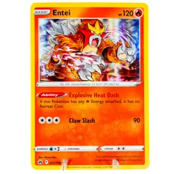 Pokemon TCG Entei #21 Sword & Shield - Crown Zenith Holo - Image 1