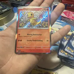 Pokemon TCG Charmander 109/091 Paldean Fates 2024 Shiny Rare Card NM - Image 1