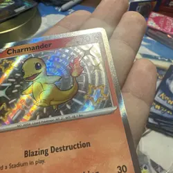 Pokemon TCG Charmander 109/091 Paldean Fates 2024 Shiny Rare Card NM - Image 4
