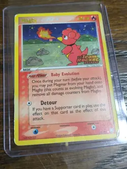 Pokemon Team Rocket Returns Magby 24/109 Reverse Holo Rare - Image 1