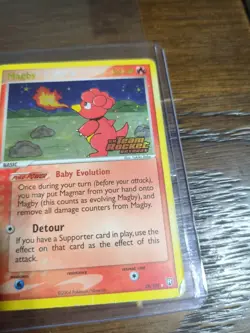 Pokemon Team Rocket Returns Magby 24/109 Reverse Holo Rare - Image 2
