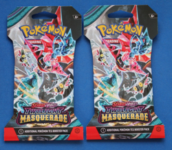 POKEMON SCARLET & VIOLET TWILIGHT MASQUERADE 4 PACKS SEALED - Image 2