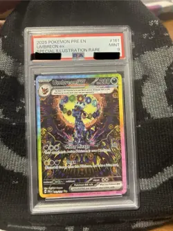 Pokemon Umbreon ex 161/131 Prismatic Evolutions Holo PSA 9 Special Illustration - Image 1