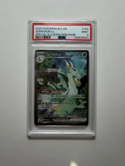 PSA 9 MINT Pokemon TCG Serperior EX Sir 164/086 Black Bolt - Image 1