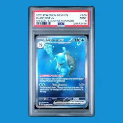 Blastoise EX 202 PSA 9 SEQUENTIAL SET / BLASTOISE WARTORTLE SQUIRTLE POKEMON 151 - Image 4