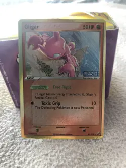 Pokemon Gligar 57/115 HOLO Ex Unseen Forces Pokemon 512 F55-HXZ - Image 1