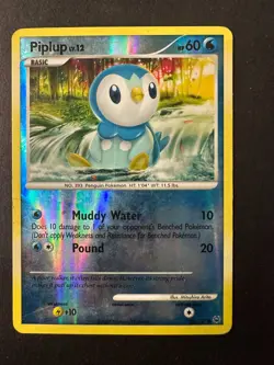 Pokemon - Piplup 85/127 Reverse Holo - D&P Platinum HP - Image 1