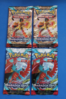 POKEMON SCARLET & VIOLET PARADOX RIFT 4 SEALED PACKS - Image 1