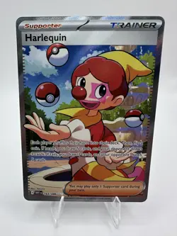 Harlequin 163/086 - Ultra Rare Full Art - SV White Flare - Pokemon TCG - Image 1
