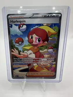 Harlequin 163/086 - Ultra Rare Full Art - SV White Flare - Pokemon TCG - Image 3