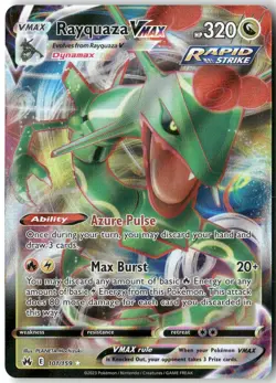 Rayquaza VMAX (101), Pokemon Crown Zenith Ultra Rare, 101/159 NM - Image 1