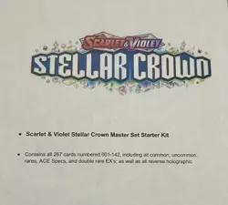 Pokemon Stellar Crown Master Set starter kit (reverses, EX, and more) - Image 1