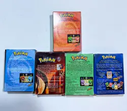 Pokemon Theme Deck Boxes Lot of 5 Empty Base Box Only with Manuals and Counters - Image 4