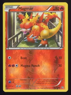 Pokemon Dragons Exalted Magmar #20/124 Reverse Holo - Image 1