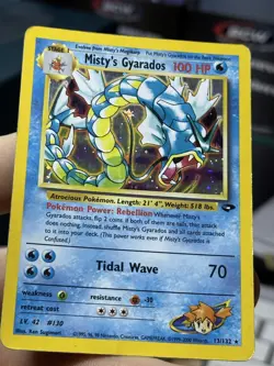 #5 Misty's Gyarados 13/132 Gym Challenge 2000 Holo Rare WOTC Pokemon - Image 5