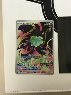 2025 Pokemon Bulbasaur - (Mega Evolution Stamped) 133/132 - Enhanced Box Topper - Image 1