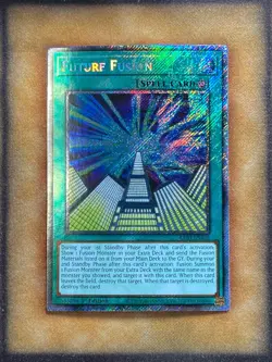 Yugioh Future Fusion RA03-EN168 Platinum Secret Rare 1st Ed NM - Image 1