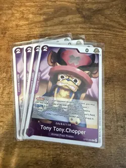 4x Tony Tony.Chopper OP07-066 R - 500 Years In The Future One Piece TCG Playset - Image 1