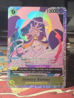 Jewelry Bonney (108) OP13-108 Carrying On His Will Foil SR one piece ccg - Image 1