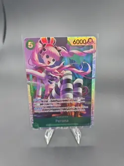 One Piece Perona OP14-033 SR AZURE SEA'S SEVEN ENGLISH OP14 Ships Immediately - Image 1