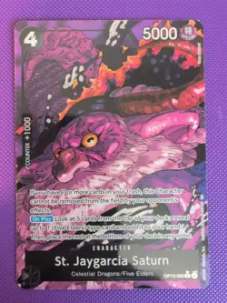 One Piece St. Jaygarcia Saturn (Alternate Art) OP13-083 Carrying On His Will - Image 1