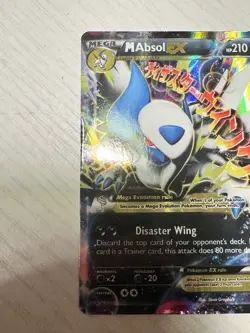 Pokemon TCG M Absol EX XY63 XY Promo Card MP Condition - Image 3