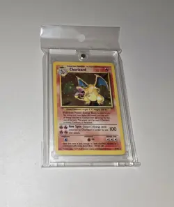 Charizard Holo 4/102 Base Set (1999) WotC Pokemon Card - Vintage - Authentic - Image 3