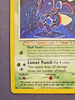 Light Ledian 24/105 1999 Neo Destiny Pokemon Card Vintage WOTC Rare Mp - Image 2