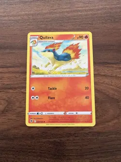 Pokemon TCG Quilava 024/189 Sword & Shield Astral Radiance Card NM - Image 1