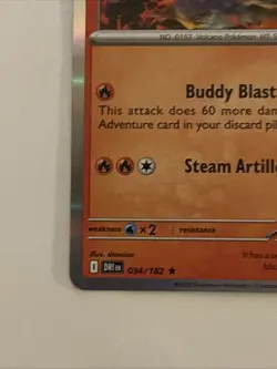 Pokemon TCG Ethan's Typhlosion Holo Card 034/182 Sv10: Destined Rivals - Image 5