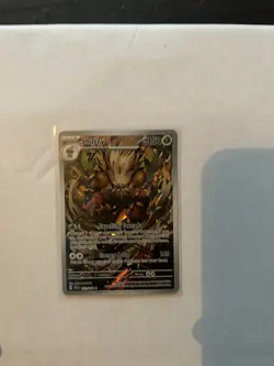 Pokemon TCG Shiftry Rare Holo Card 163/162SV05: Temporal Forces Illustration - Image 1