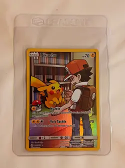 Pikachu 241/236 Full Art Holo Cosmic Eclipse Pokemon Card - Image 1