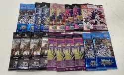 Mixed Miscellaneous Anime Trading Card Booster Pack Bundle (Set Of 20) - Image 1