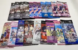 Mixed Miscellaneous Anime Trading Card Booster Pack Bundle (Set Of 20) - Image 1