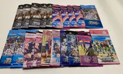 Mixed Miscellaneous Anime Trading Card Booster Pack Bundle (Set Of 20) - Image 1
